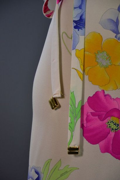 LÉONARD PARIS Robe fourreau en jersey de...
