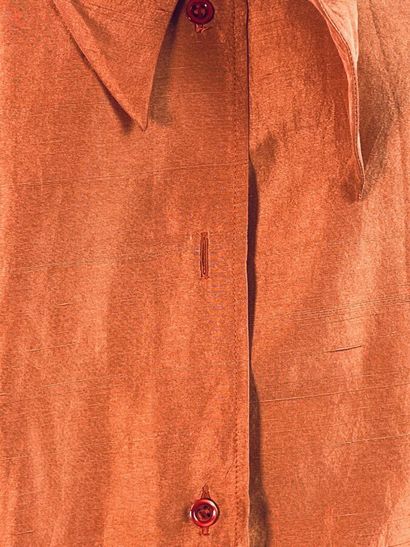 SAINT LAURENT Rive Gauche - Blouse en soie...