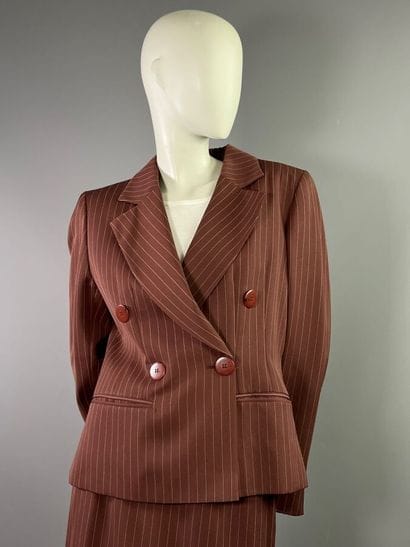 CHRISTIAN DIOR COORDONNÉS Ensemble tailleur...