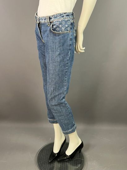 LOUIS VUITTON Paris pantalon denim monogram...