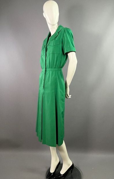 CHRISTIAN DIOR Boutique Robe de jour en coton...