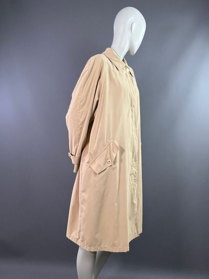 MARELLA Trench imperméable en toile peau...