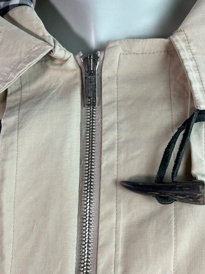 BURBERRY femme Manteau duffle-coat en toile...