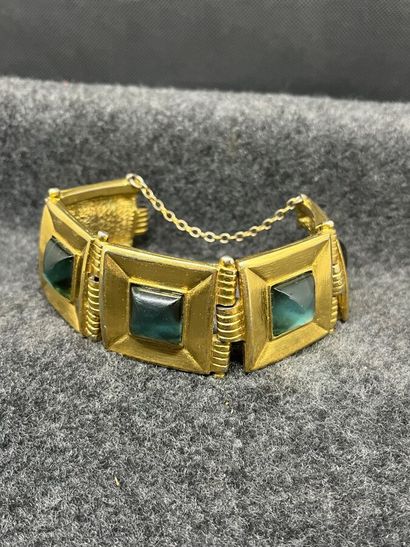 JEAN LOUIS SCHERRER Bracelet manchette et...