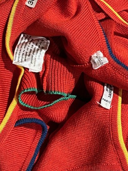 Saint Laurent Rive Gauche - débardeur rouge...