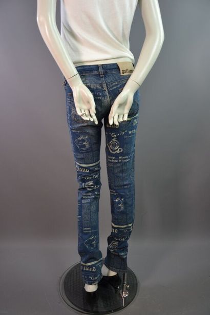JOHN GALLIANO femme Denim stretch impression...