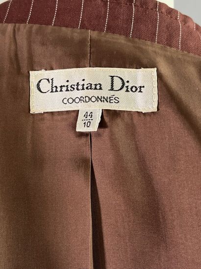 CHRISTIAN DIOR COORDONNÉS Ensemble tailleur...