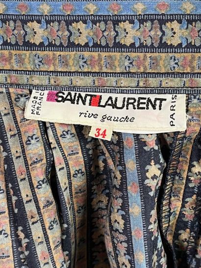 SAINT LAURENT Rive Gauche Ensemble jupe en...