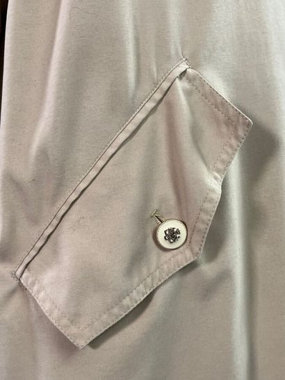 MARELLA Trench imperméable en toile peau...