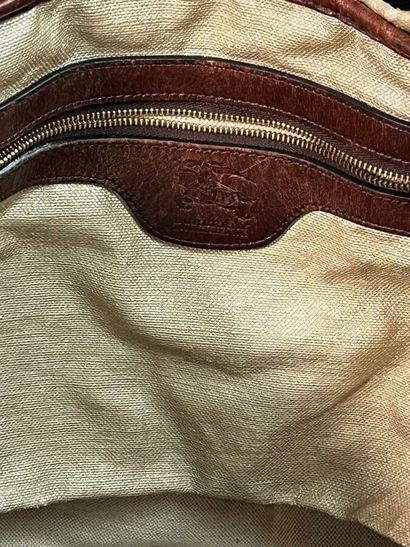 BURBERRY Grand sac cabas bandoulière en toile...