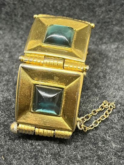 JEAN LOUIS SCHERRER Bracelet manchette et...