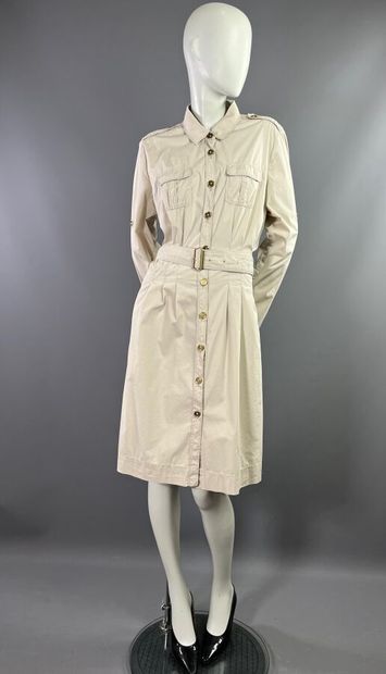 BURBERRY Lot de 2 robes d'été saharienne...