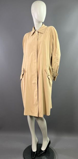 MARELLA Trench imperméable en toile peau...
