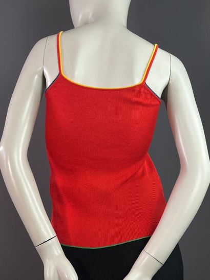 Saint Laurent Rive Gauche - débardeur rouge...