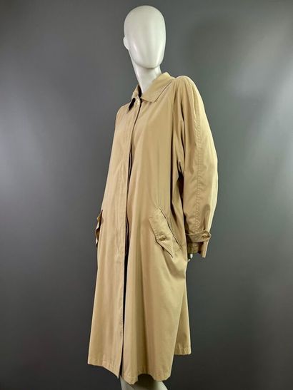 MARELLA Trench imperméable en toile peau...