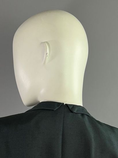 CHRISTIAN DIOR Veste en soie sauvage noire...