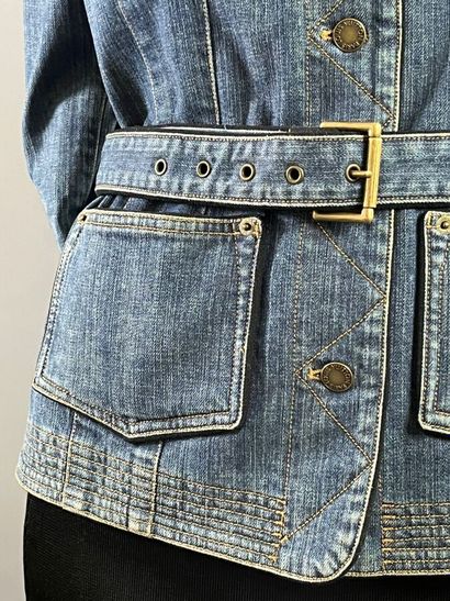 LOUIS VUITTON Paris Veste denim et laine...
