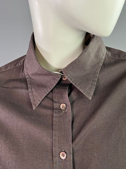 BURBERRY Lot de 3 chemisiers coton tartan...