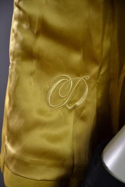 CHRISTIAN DIOR femme Veste satinée jaune...