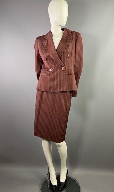 CHRISTIAN DIOR COORDONNÉS Ensemble tailleur...