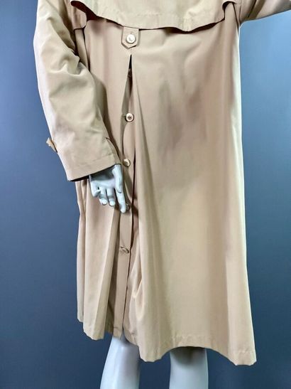 MARELLA Trench imperméable en toile peau...