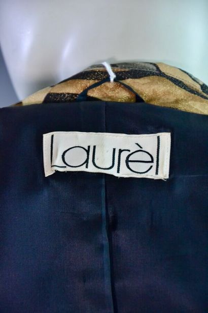 LAURÈL Veste blazer en laine vierge et lurex...