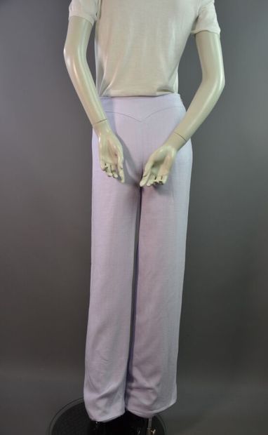 COURREGES Paris Pantalon en toile mauve -...