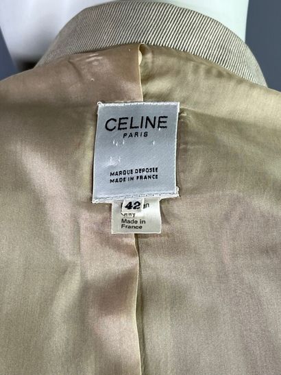 CELINE PARIS Ensemble tailleur saharienne...