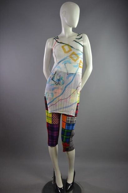 ISSEY MIYAKE pleats please top et pantalon...