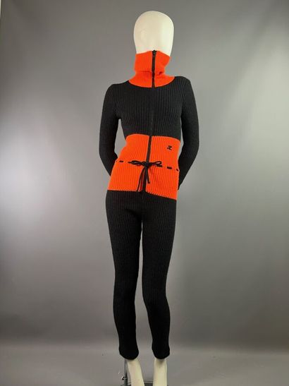 COURRÈGES PARIS Combinaison pantalon moulante...