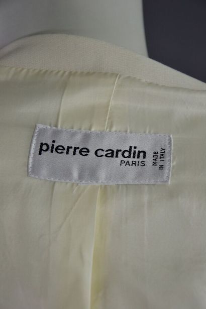 PIERRE CARDIN Paris Veste en laine ivoire...