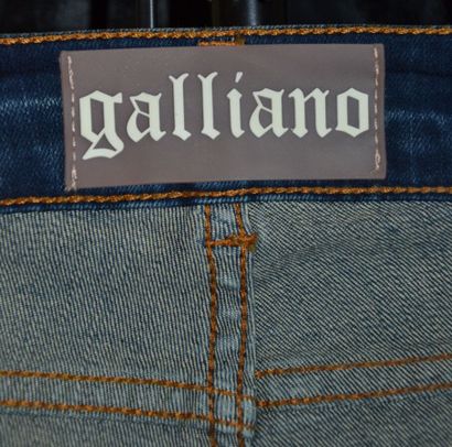 JOHN GALLIANO femme Denim stretch impression...