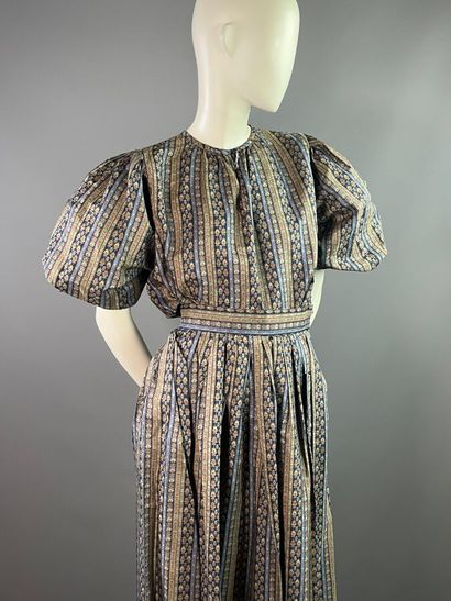 SAINT LAURENT Rive Gauche Ensemble jupe en...