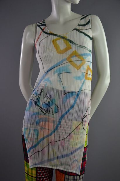 ISSEY MIYAKE pleats please top et pantalon...