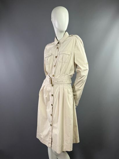 BURBERRY Lot de 2 robes d'été saharienne...