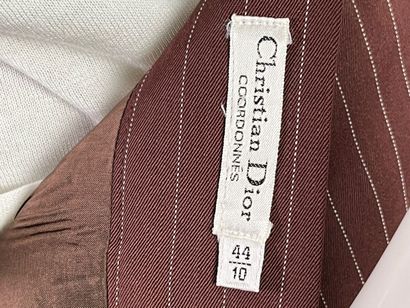 CHRISTIAN DIOR COORDONNÉS Ensemble tailleur...