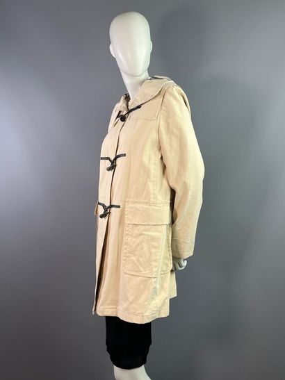 BURBERRY femme Manteau duffle-coat en toile...