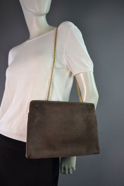 SALVATORE FERRAGAMO Sac à main en cuir velours...