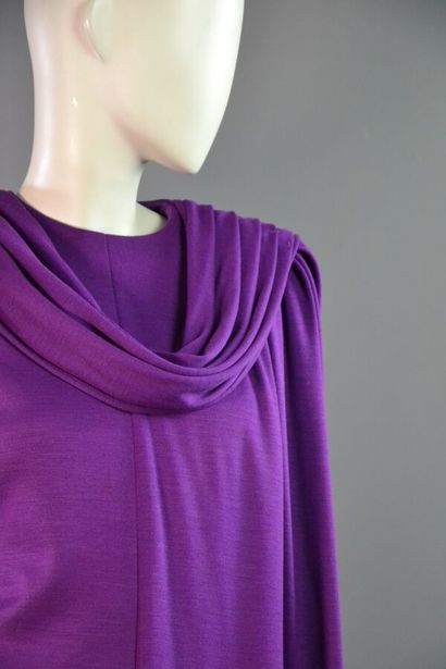 JEAN LOUIS SCHERRER Robe en laine jersey...