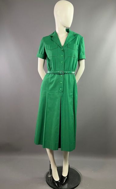 CHRISTIAN DIOR Boutique Robe de jour en coton...