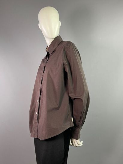 BURBERRY Lot de 3 chemisiers coton tartan...