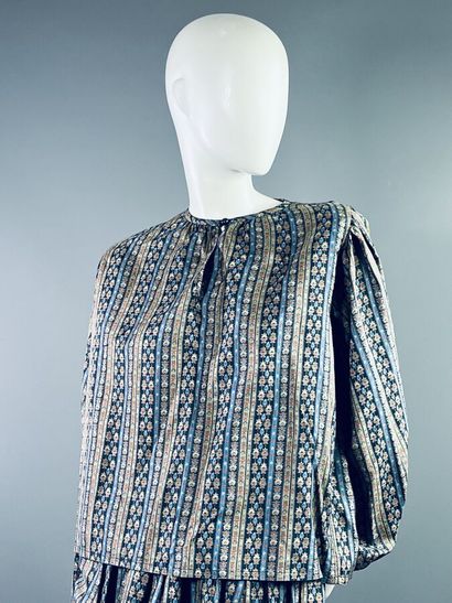 SAINT LAURENT Rive Gauche Ensemble jupe en...