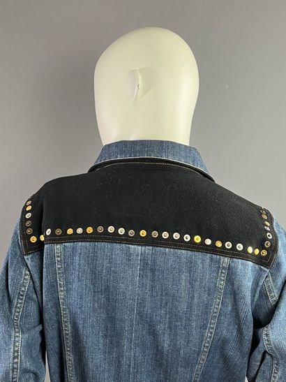 LOUIS VUITTON Paris Veste denim et laine...