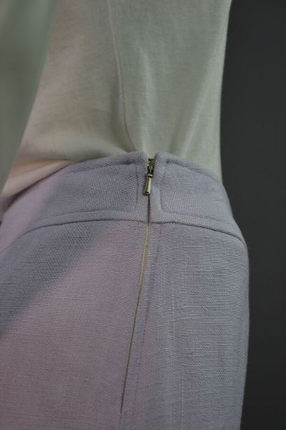 COURREGES Paris Pantalon en toile mauve -...