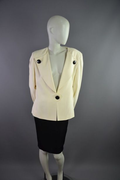 PIERRE CARDIN Paris Veste en laine ivoire...