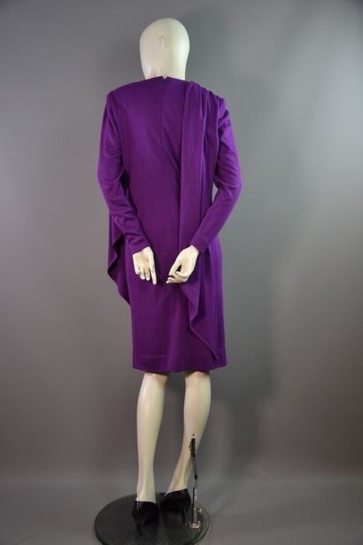 JEAN LOUIS SCHERRER Robe en laine jersey...