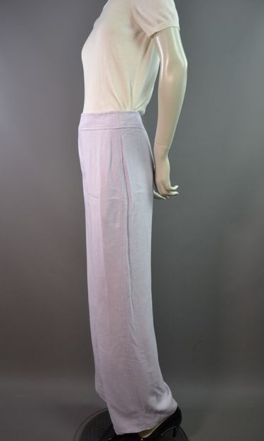 COURREGES Paris Pantalon en toile mauve -...