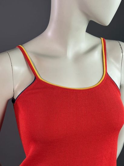 Saint Laurent Rive Gauche - débardeur rouge...