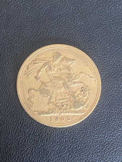 ENGLAND 1 gold coin Edward VII 1905