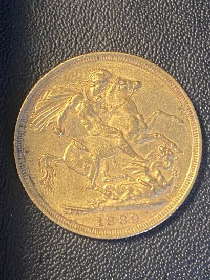 ENGLAND 1 sovereign VICTORIA 1889